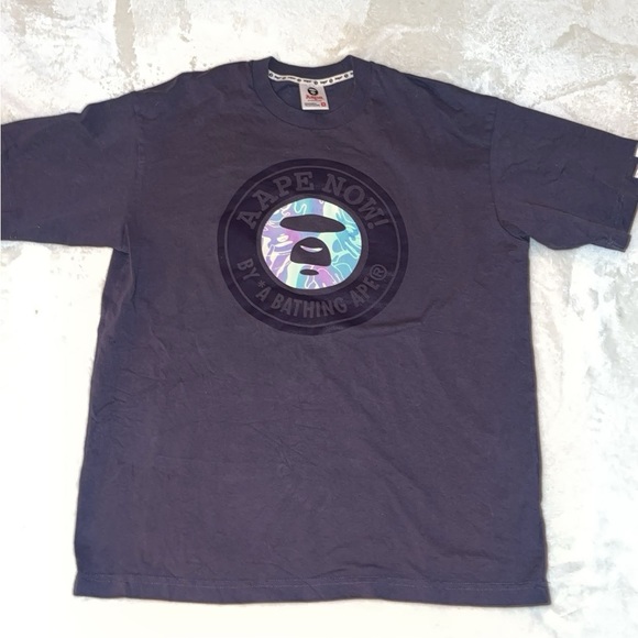 AAPE by A Bathing Ape Starbuck Iridescent T-Shirt - Picture 1 of 7